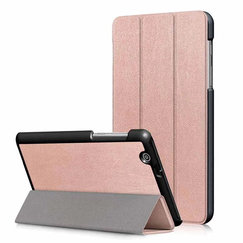 Для huawei MediaPad T3 10 9,6 дюймов чехол для планшета для huawei T 3 10 9,6 ''AGS-L03 Смарт Флип кожаный чехол с подставкой+ стилус - Цвет: Rose Gold