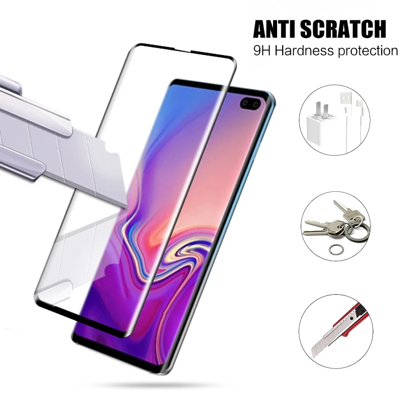 5D изогнутое Защитное стекло для samsung galaxy s10 5G s9 s8 Plus s10E s7 s6 Edge note 9 8 s 10 E пленка из