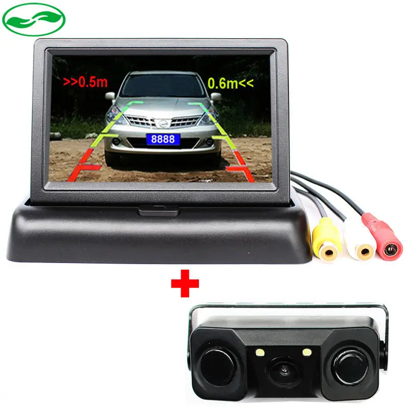 Auto Video Parking Sensor With Rear View Camera + 4.3" Car Parking ...