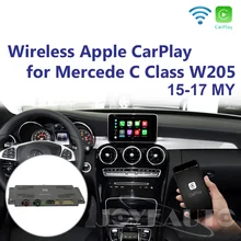 Joyeauto Aftermarket Беспроводной OEM Apple CarPlay модернизации Mercedes C Class W205 GLC X253 15-17 NTG5 автомобиль играть с обратной камерой