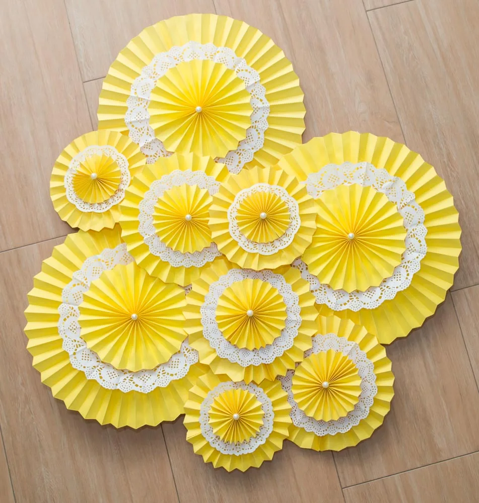 

15/20/25/30/35cm Multi-Layer Paper Fans Wedding Backdrop Reception Decoration Birthday Party Supplies Valentine's day Decoration
