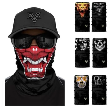 

Movie Skull Stylish Joker Face Mask Anime Cycling Ski Headwear Neck Gaiter Bandanas Sun Windproof Sport Scarf Seamless Balaclava