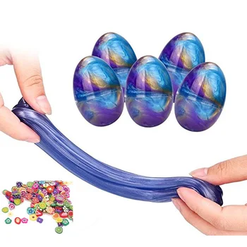 

Blowing Bubbles Crystal Slime fluffy egg Colourful Mud Modeling Clay Draw Slime toys Kids Funny Toy Intelligent Plasticine WY195