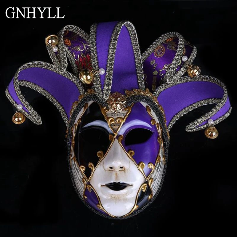 Венецианская Маскарадная маска GNHYLL, маска Фантом оперы на Хэллоуин, вечерние маски клоуна, подарки для шоу, украшения
