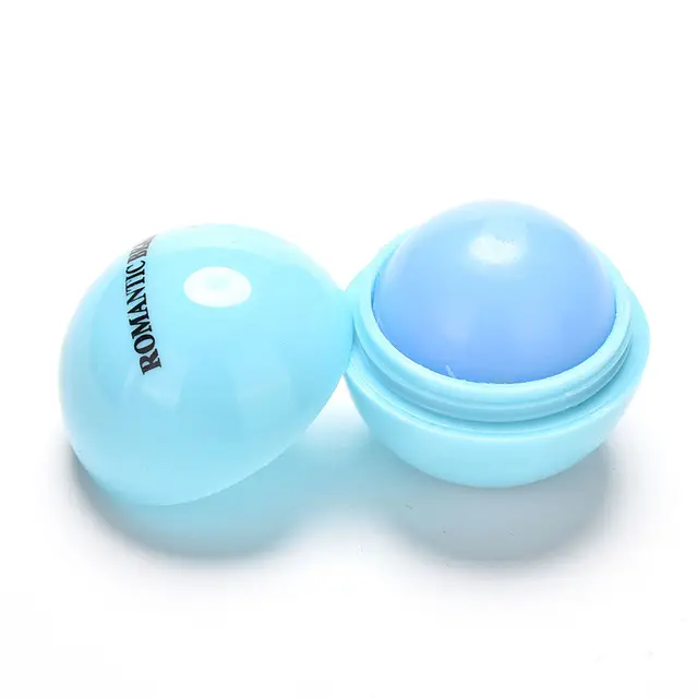 6 Colors Cosmetic Accessories Sweet Taste Embellish Ball Lip Balm 