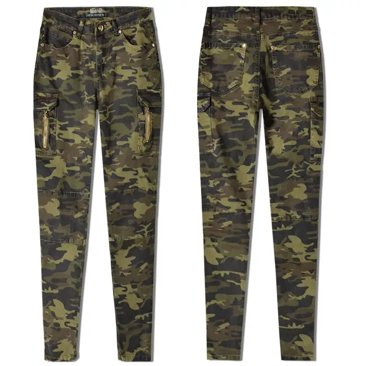 army print jeans ladies