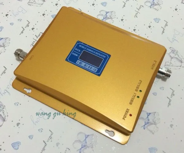 Full Set LCD display! High Power Dual Band GSM 900MHz DCS 1800MHz 65db Mobile Phone Cell Phone Signal Booster Amplifier Repeater