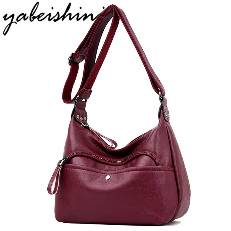 

Hot New Women Messenger Bags Handbags Women Famous Brands Soft Leather Handbag Bags For Lady Shoulder Crossbody Bag Sac A Main