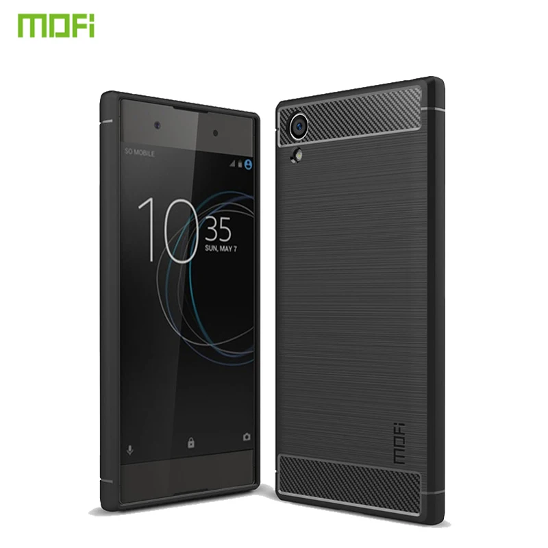 

MOFi For Sony Xperia XA1 Plus Cover Case Soft Silicon Back Cover Shockproof Brushed TPU Case For Sony XA1 Plus Phone Coque Cases