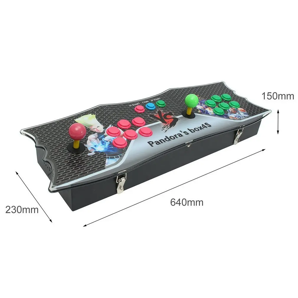 Супер крутой дизайн 800 игр домашняя многопользовательская игровая консоль Комплект двойной джойстик детская игровая консоль UK Plug