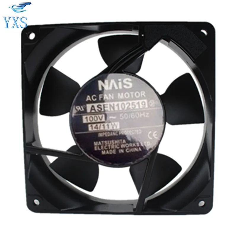 Вентилятор охлаждения переменного тока ASEN102519 AC 100V 14 W/11 W 50/60HZ 12025 12 см 120*120*25 мм