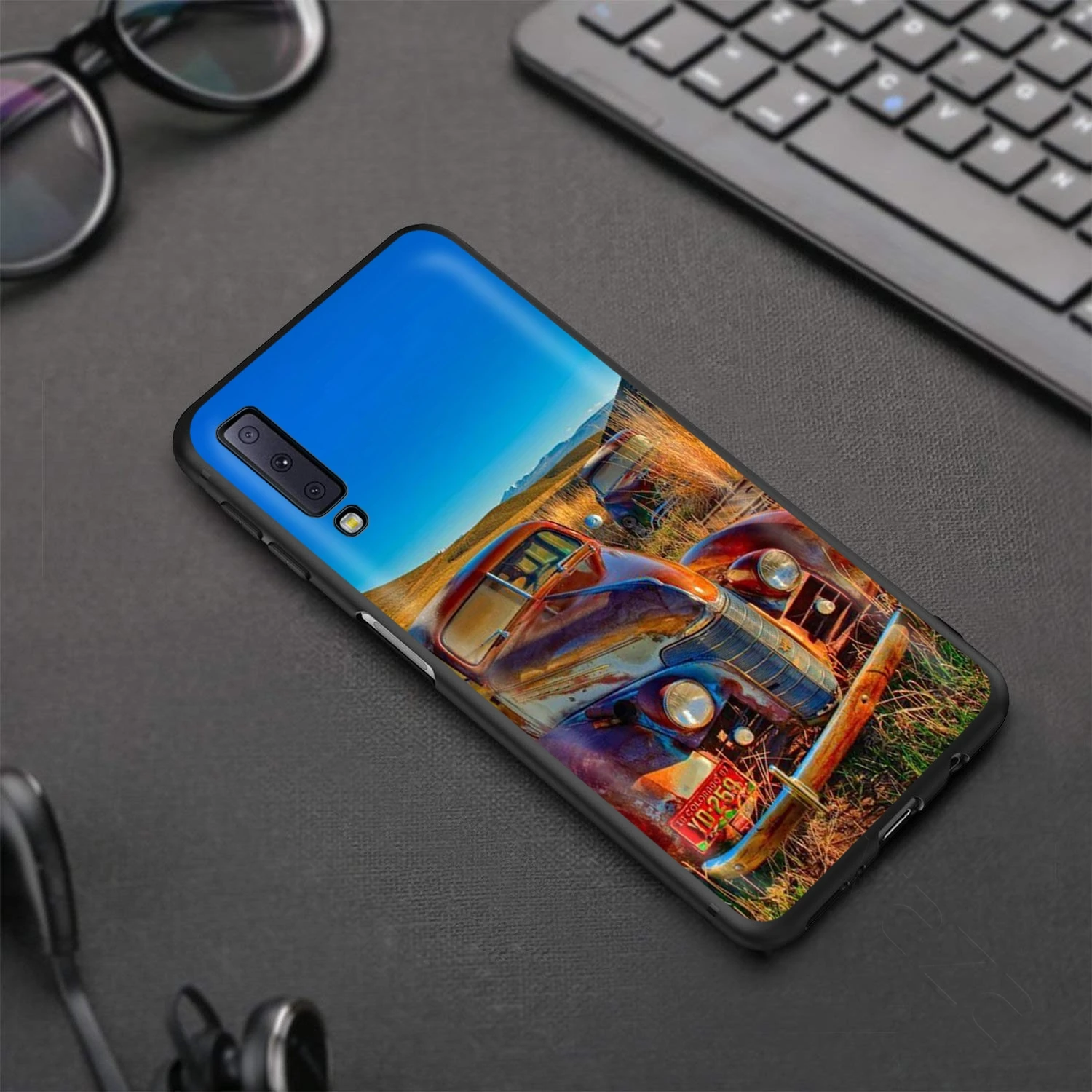 Чехол в стиле ретро для Samsung Galaxy S20 S10 S9 S8 S7 S6 Plus Note 9 8 M30 M20 M10 Edge Lite Ultra|Бамперы| |