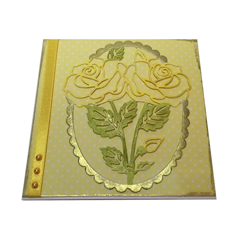 

GJCrafts Rose Frame Metal Cutting Dies for Dies Scrapbooking New Arrival Arts Cutting Dies for Card Album Photo Making Decor
