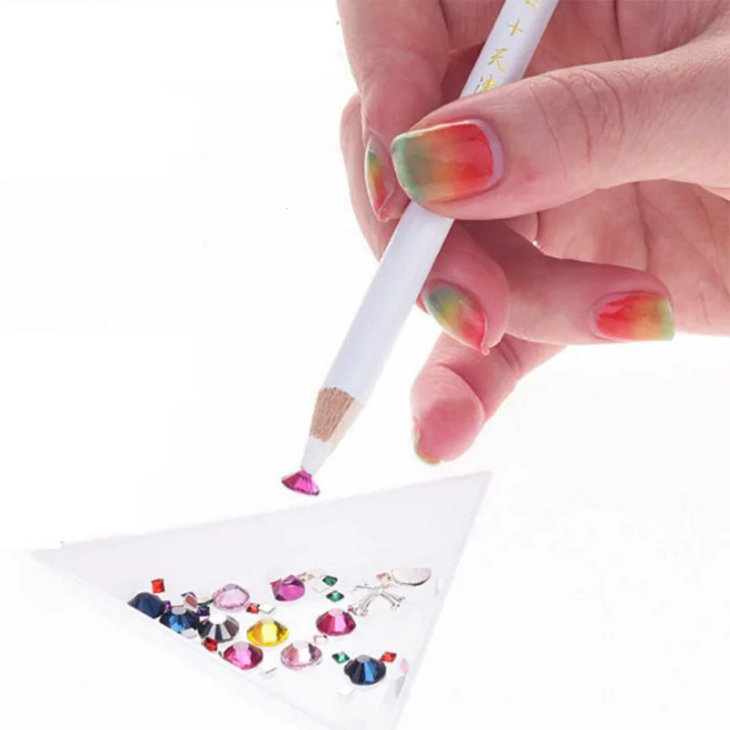 3 шт./компл. Стразы пикап воск пера DIY Nail Книги по искусству Украшение Инструменты