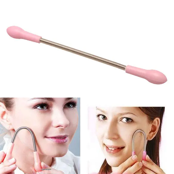 

Face Free Makeup Facial Hair Spring Bend Remover Removal Facial Hair Tool @ME88