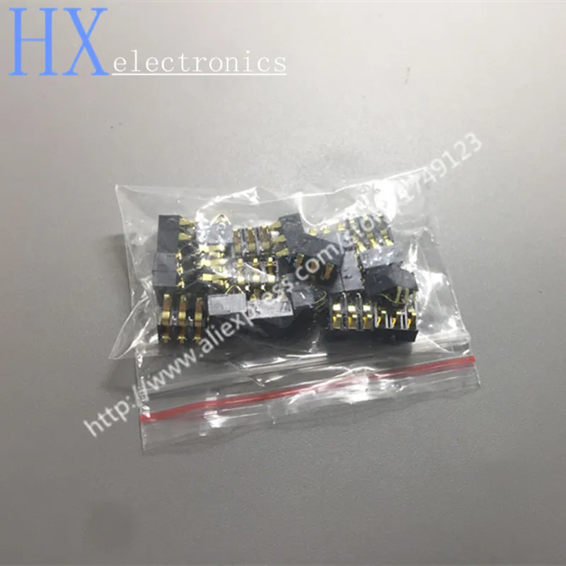 77 battery holder 3p shrapnel type battery connector Mobile phone battery contact plate height of 7.7mm_