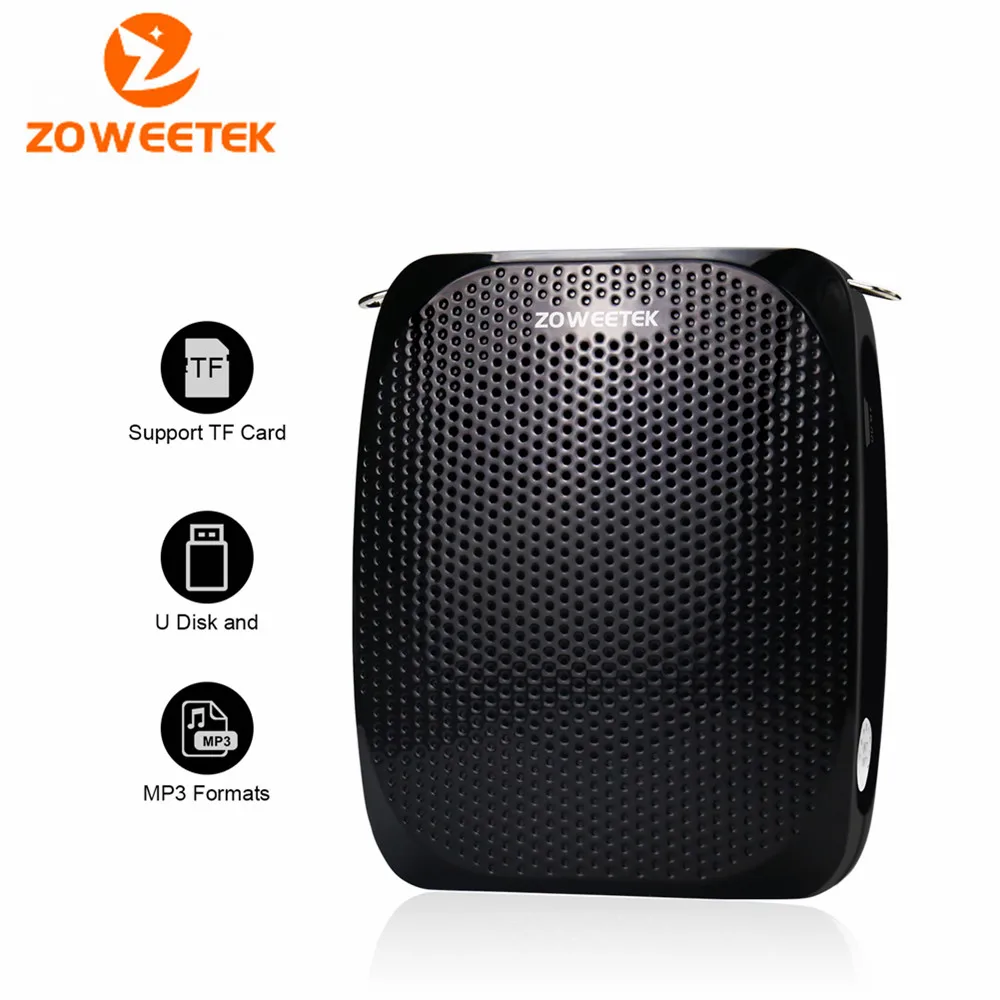  Zoweetek 10W Wired Mini Audio Speaker Portable Voice Amplifier Natural Stereo Sound Microphone Loud
