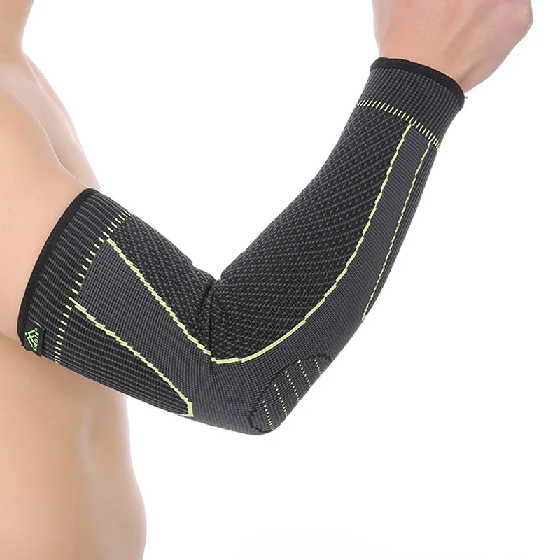 【KuaKe Mall】new style elasticity sports ty series stripe elbow pad armguards ST2577. 