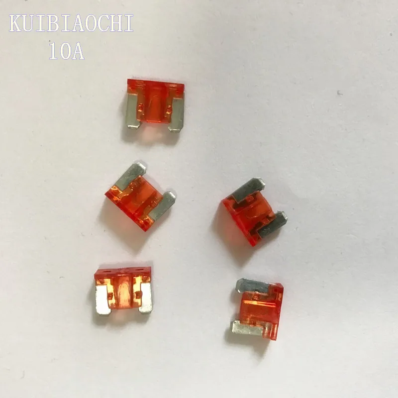 50pcs/lot Micro car fuse 10A Micro Automotive Fuses 10Ain Fuses from Home Improvement on