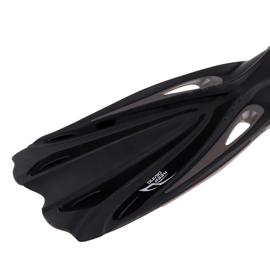 2019 MagiDeal Snorkeling Fins Scuba Diving Fins Adjustable Adult Swim Speed Fins Adjustable Fins Diving Fins Flippers