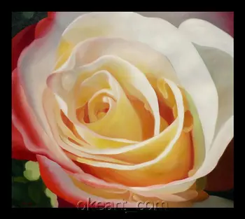 

Hand Painted Flower Oil Painting Pink Rose Realist Home Decoration Wall Art Real Painting For Ship Free Shipping