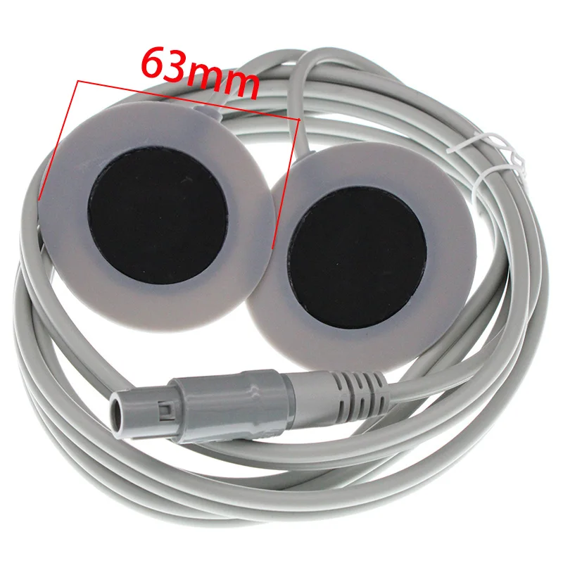 

Lemo 4pin plug Low-frequency Physiotherapy cable 63mm Magnetic fever heat treatment Electrode pad