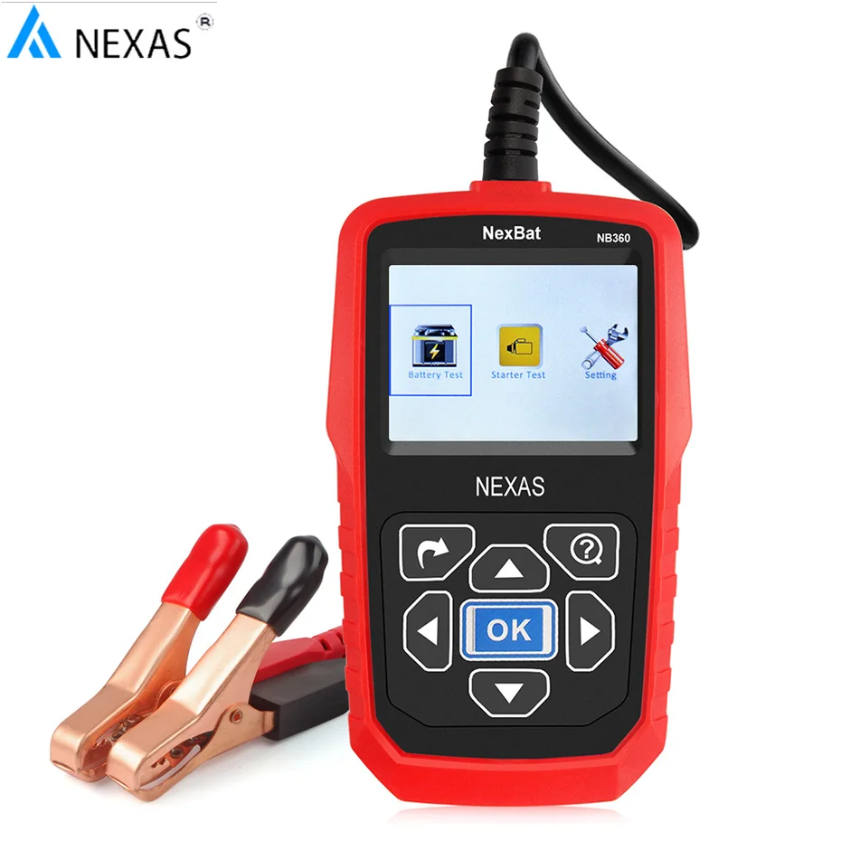 Battery Tester 12V 24V Truck Car Battery Tester Nexas NB360 100 2000CCA