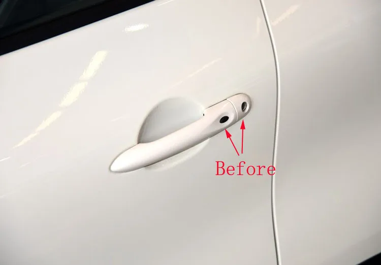 Free shipping For Renault Samsung QM3  Captur  2014 2015 door handle cover ABS Chrome 8pcs car accessories (12)