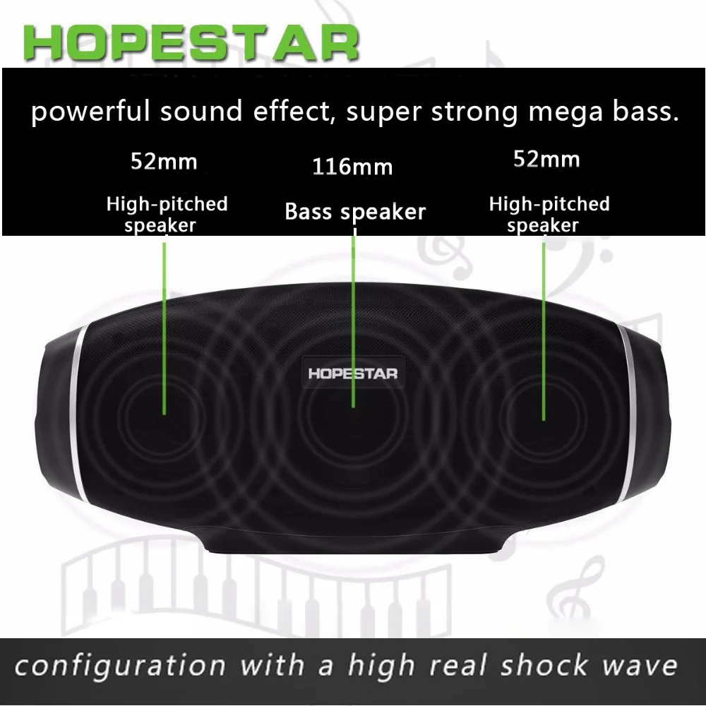 HOPESTAR H20 Wireless portable Bluetooth 2.1