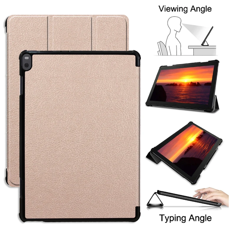 Тонкий чехол из искусственной кожи для Lenovo Tab P10 TB-X705F TB-X705L X705 10 1 &quotМагнитная
