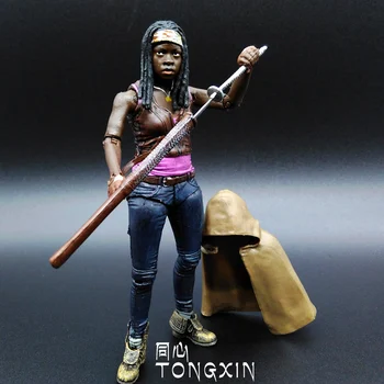 

Movie Drama The Walking Dead Michonne Knife Female PVC model Toy 15cm/6inch Action Figure collection gift