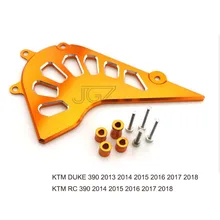 Orange Motorcycle CNC Aluminum Front Sprocket Chain Cover