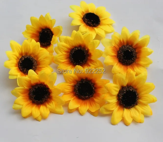 7 Cm Kuning Orange Besar Sutra Buatan Kepala Bunga Matahari Diy Aksesoris Dekorasi Bouquet Bunga Garland Bunga Kepala Karangan Bunga Accessories Display Wreath Boxwreath For The Head Aliexpress
