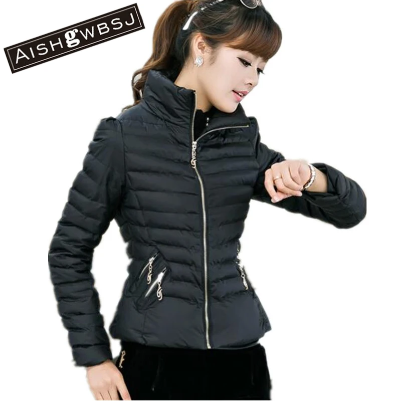 AISHGWBSJ Casaco Feminino Inverno 2017 New autumn Winter Jacket font b Women b font Slim Office