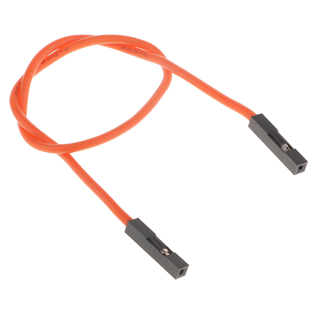 10Pcs 20cm Soft Silicone Jumper Cable Wire Dupont Line Female to Female for Breadboard//DIY/Raspberry Pi/Robot/RC Models