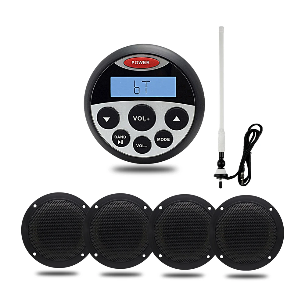 Waterproof Marine Radio Stereo SPA UTV ATV Sound Systemfor Tractor MP3