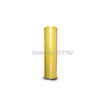 

Width x Length (0.6m x 10m) Yellow Color Print & Cut Heat Transfer Film,Cutting Plotter Film, Heat Transfer Vinly for Textile