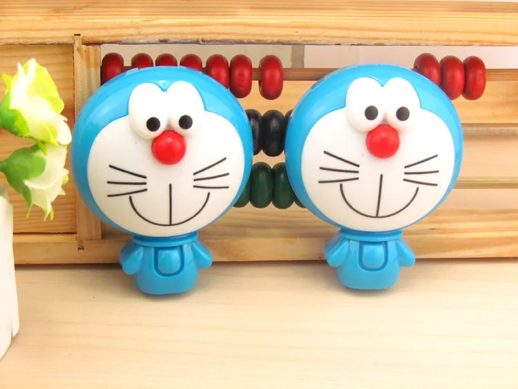 

LIUSVENTINA cute portable Doraemon cat contact lens case for color lenses container box Gift for Girls and Boys