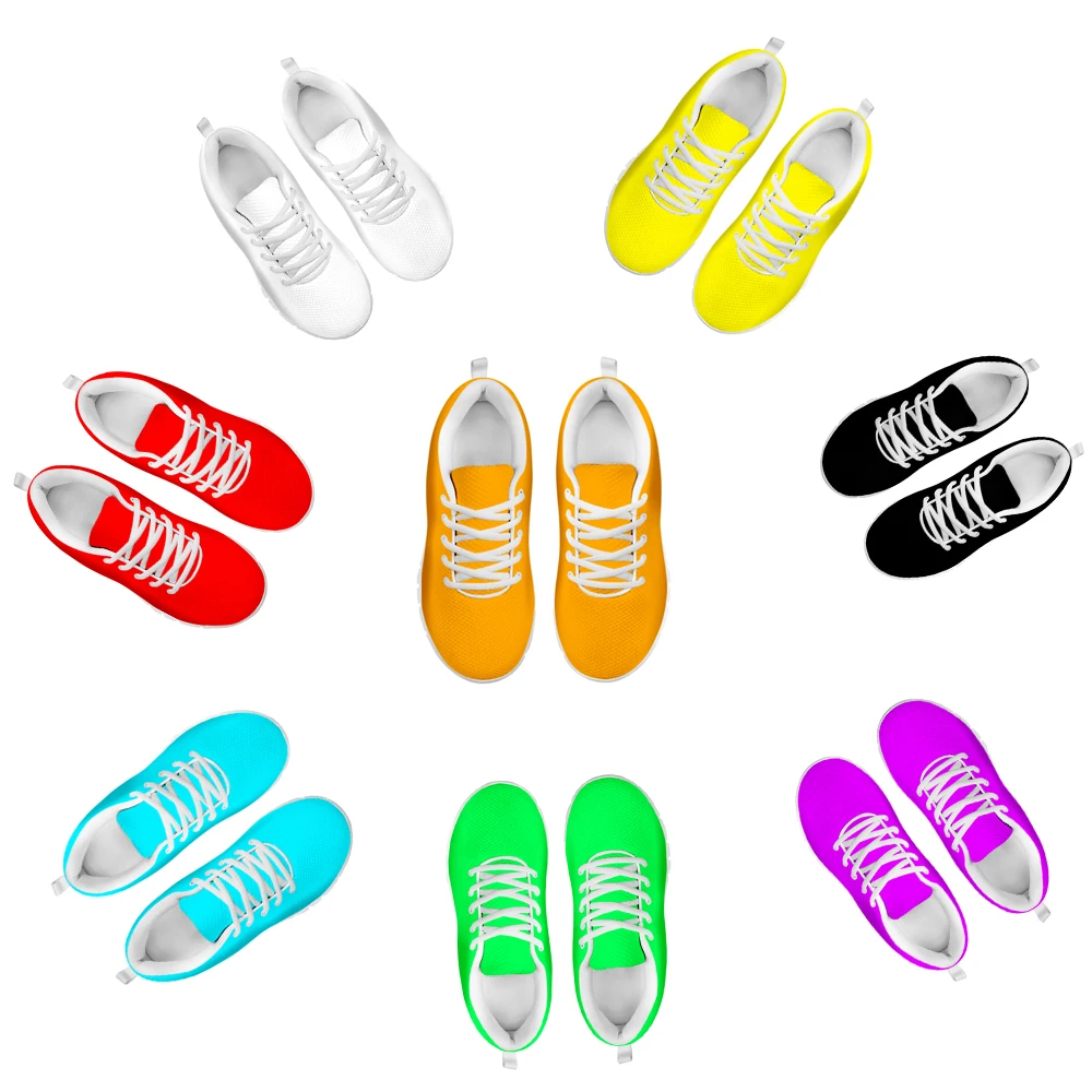  INSTANTARTS Piano Keyboard Music Notes Pattern Woman Man Running Shoes Outdoor Walking Sports Shoes