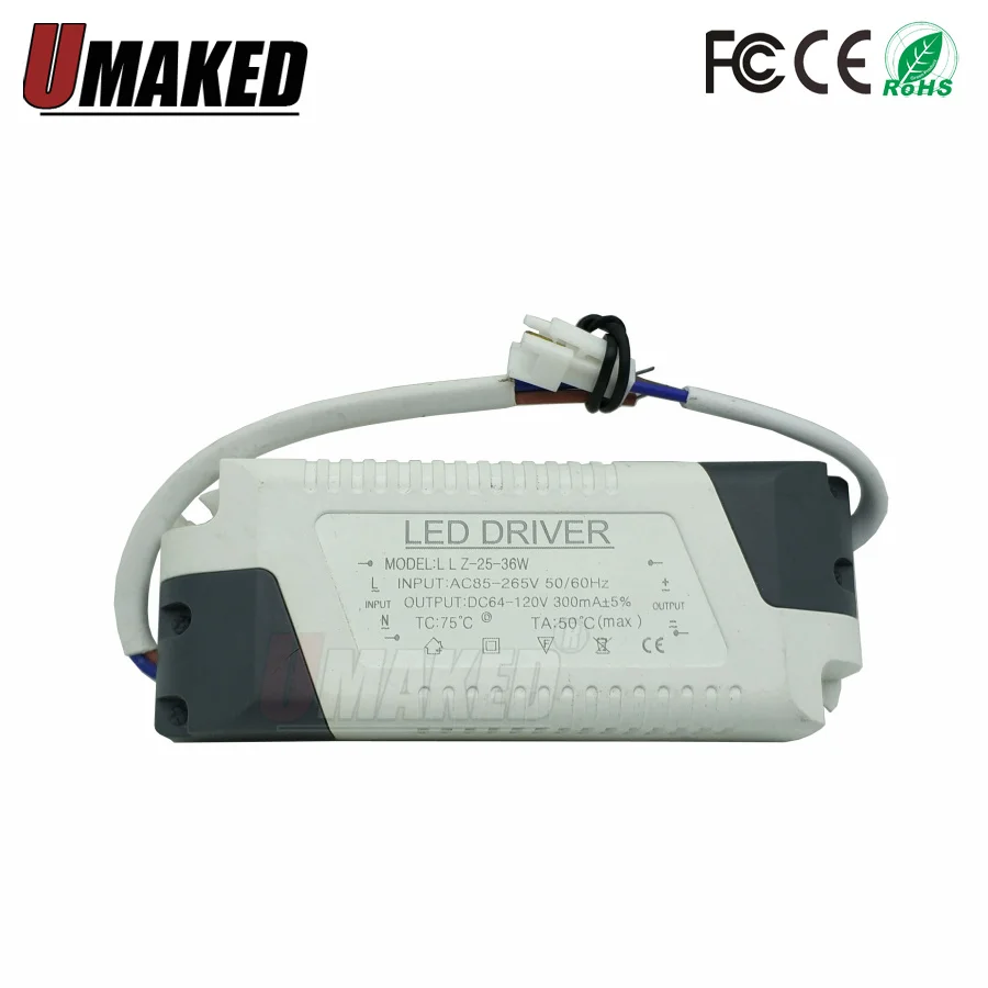 AC85 265V светодиодный драйвер постоянного тока 1 3 Вт 4 7 8 12 18 24 36 источник питания