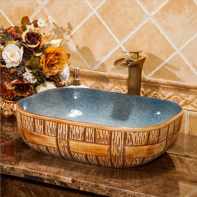 5 видов прямоугольная раковина для ванной комнаты|wash basin|rectangular bathroom sinkbathroom sink |