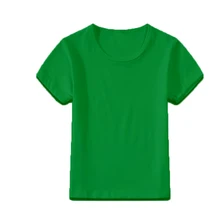 Christmas green T-shirts kids tees short sleeve blank tshirts 21colors mixed children candy personalized shirts