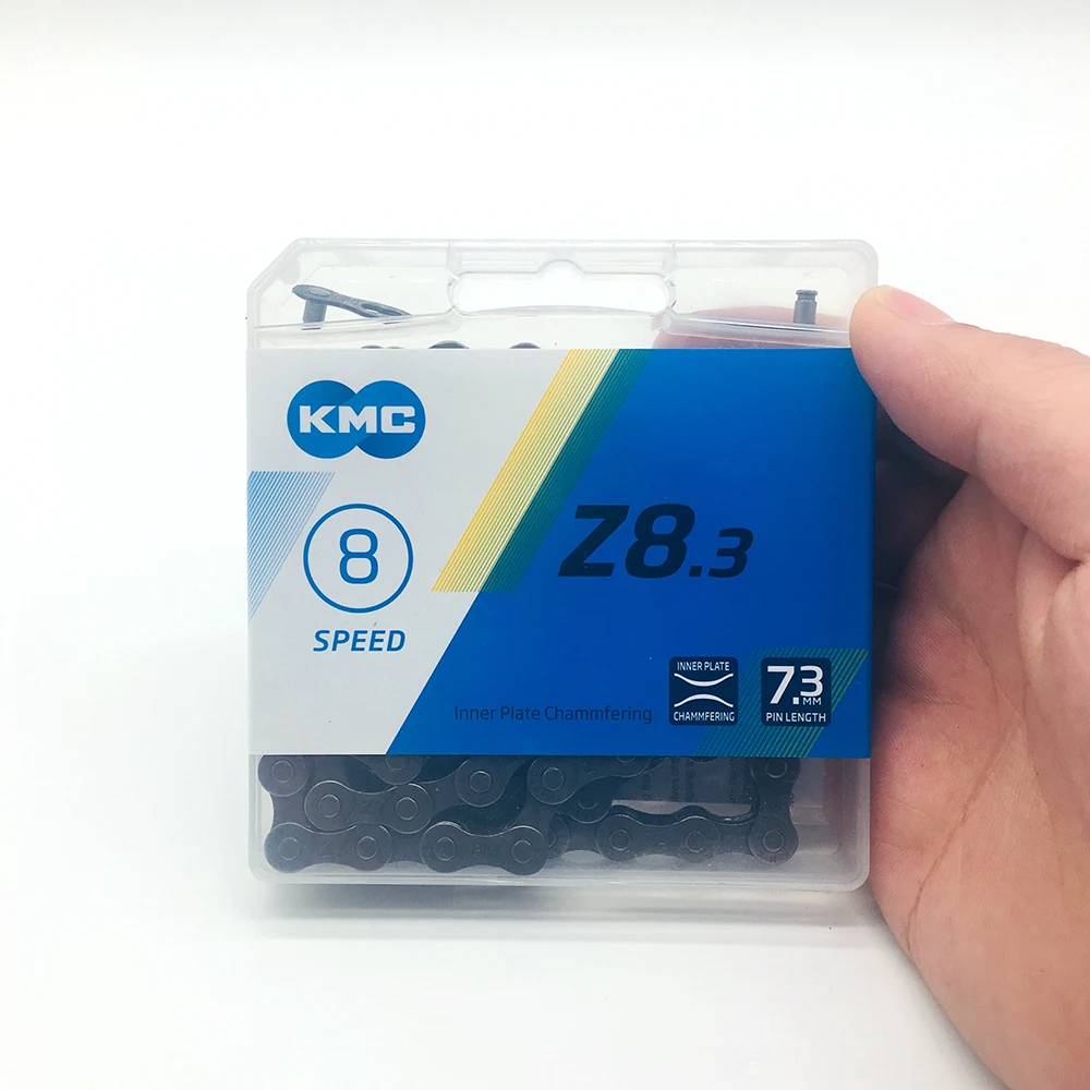 

KMC Z8.3 Bicycle Chain 8 Speed Commuting leisure Bike Chain Original Z8 MTB Road Bike 116L Chains With original box