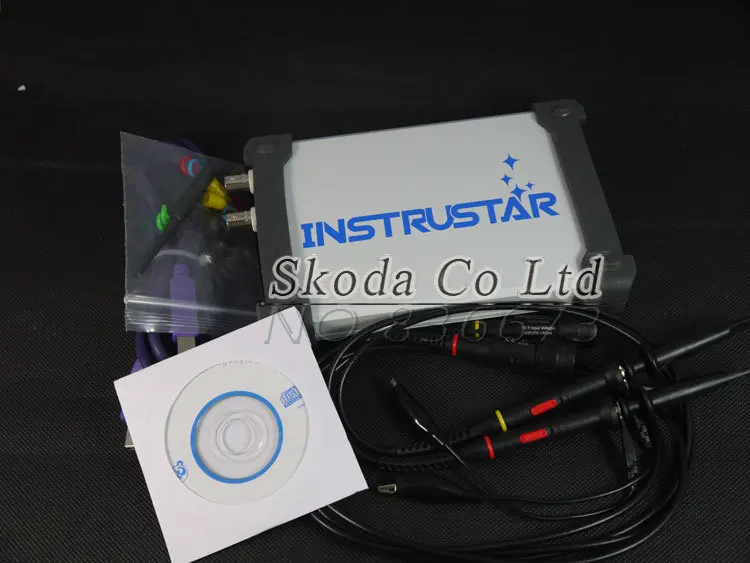 ISDS205A Dual Channel USB Digital oscilloscop 20M bandwidth 48M Sampling Spectrum analyzer+Data recorder