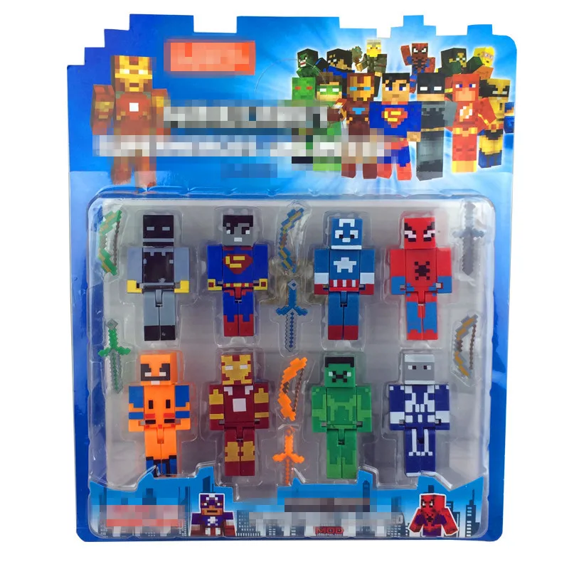 minecraft superhero toys