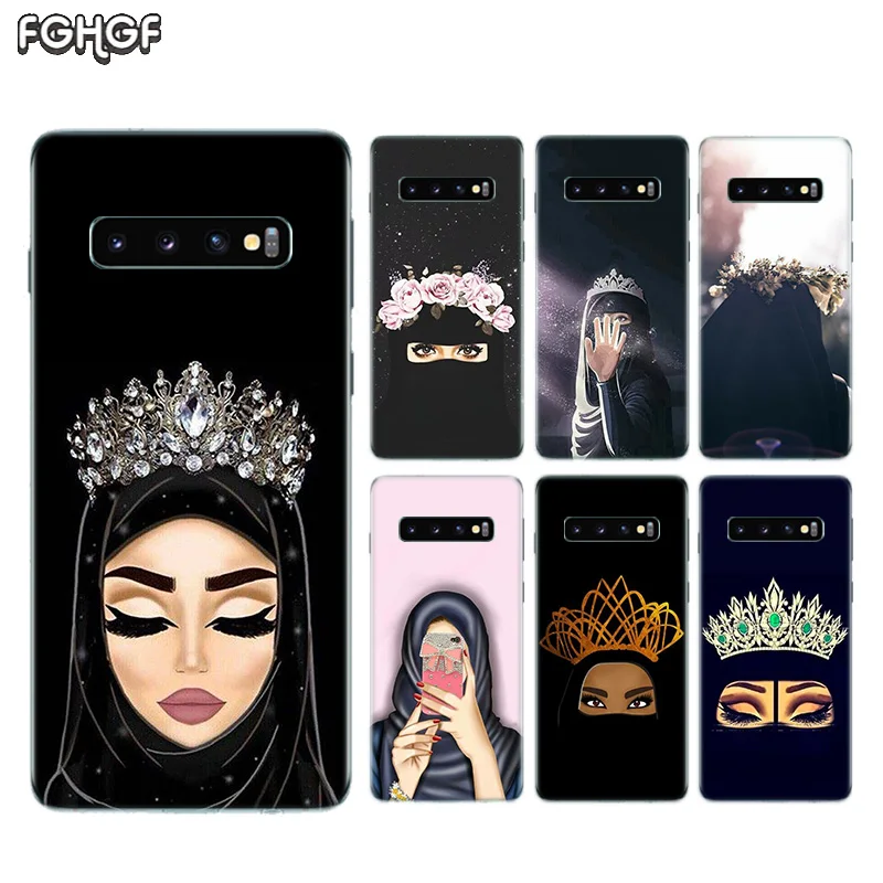 

Muslim Islamic Arabic Hijab Soft Rubber Case For Samsung Galaxy S9 S8 A6 A8 J4 J6 Plus + J8 A7 A9 2018 S7 S6 Edge Note 9 8 Cover