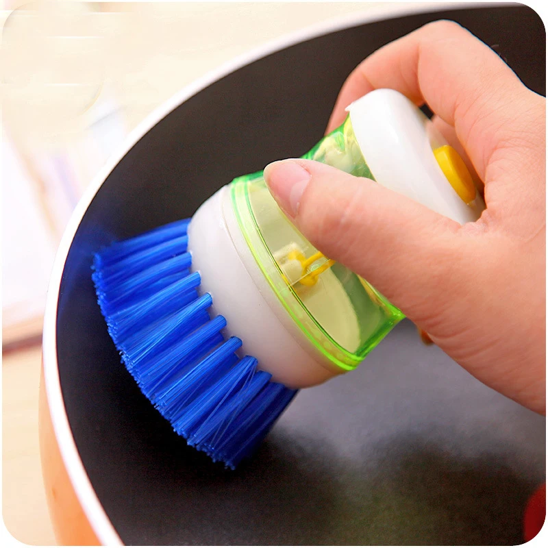 Hydraulic washing pot multicolor kitchen gadgets Wash Tool Pan Dish Bowl brush Scrubber font b glove