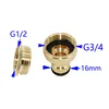 Brass tap 3/4 Female 1/2 Quick Connector Washing Machine Garden water gun Quick Connect adapter 16mm 1pcs ► Photo 3/6