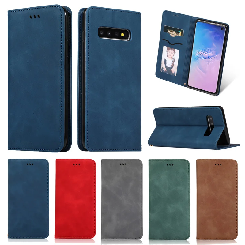 PU leather flip Phone Case For Samsung S8 S9 S10 E Plus Note 9 8 with Card Holder wallet M10 20 A8 J4 6 A10 40 50 70 |