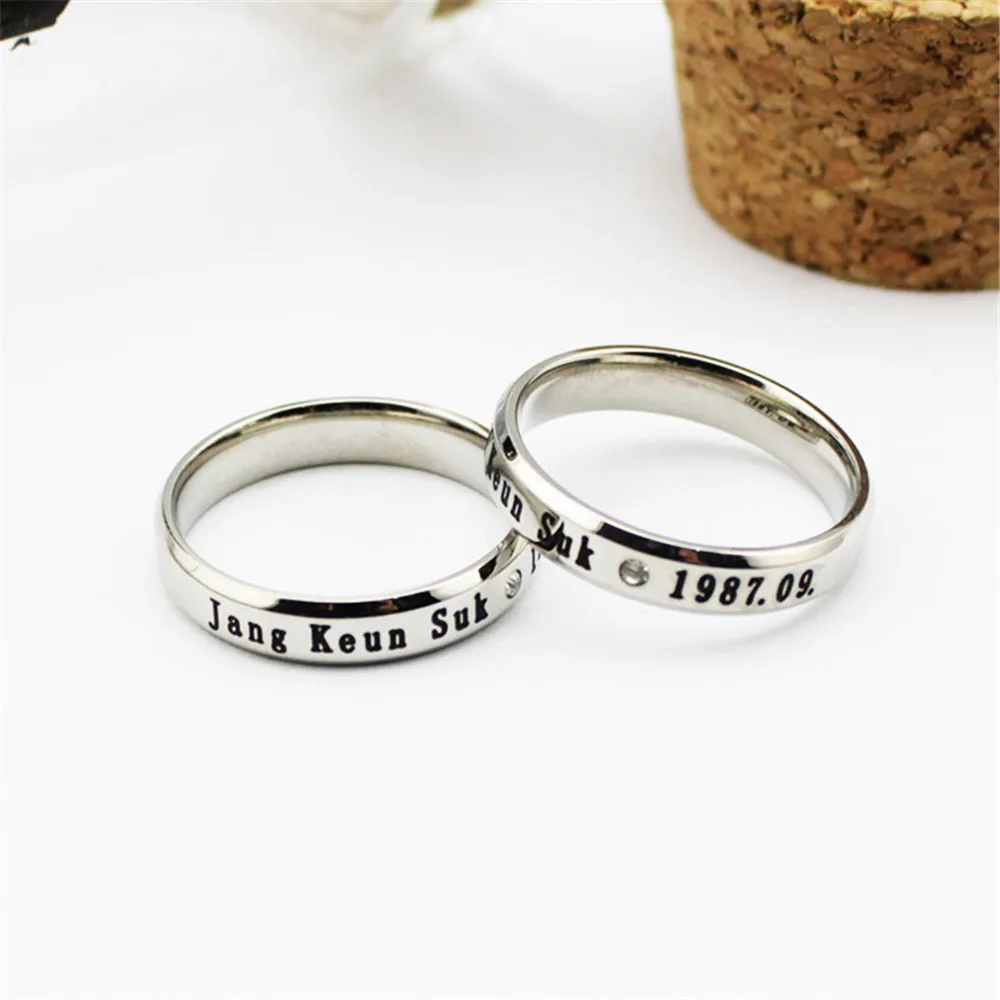 

Wholesale KPOP Jang Keun Suk Jang Geun Suk Silver ring Men or Women rings Z0149